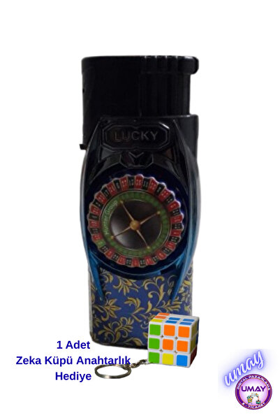 Hunter Manyetolu Stres Çarklı Rulet Masası Temalı Gazlı Pürmüz / Rüzgâr Çakma...