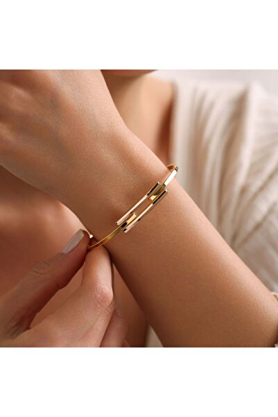 Sembol Gold Ajda Kaburga Kelepçe İki Sıra YENİ