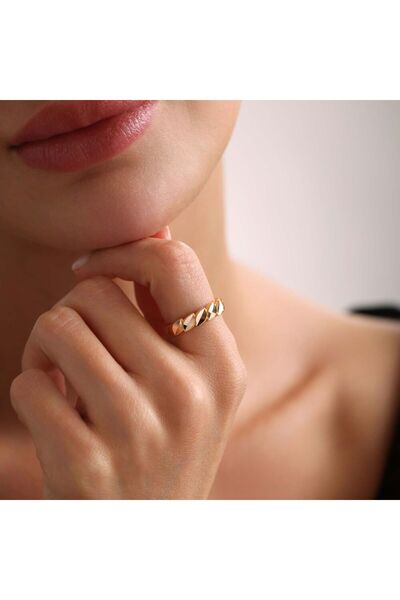 Sembol Gold Burma Yüzük 14 Ayar