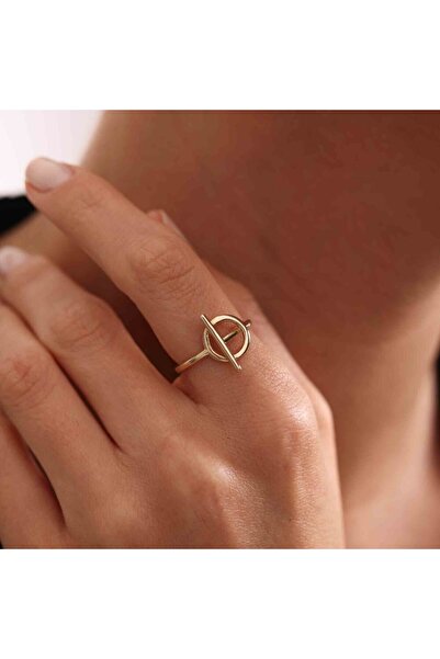 Sembol Gold Fine Hermes Yüzük