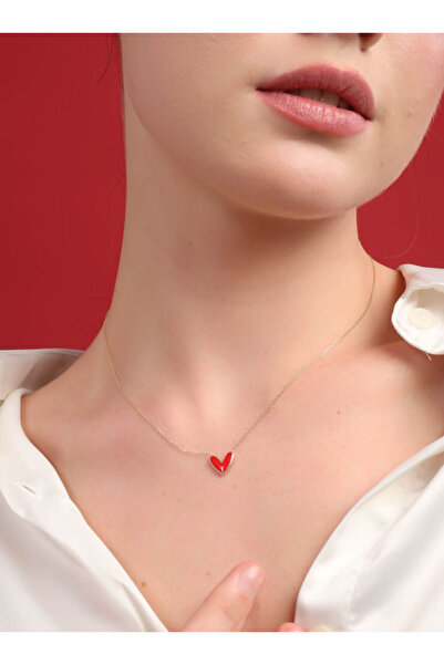 Sembol Gold Kalpli Altın Kolye 43 cm