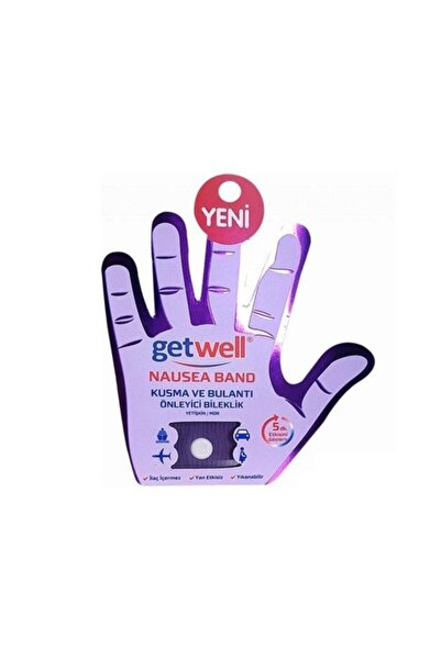 Getwell YETİŞKİN BULANTI VE KUSMA BANDI 1 ÇİFT (NAUSE BAND) MOR