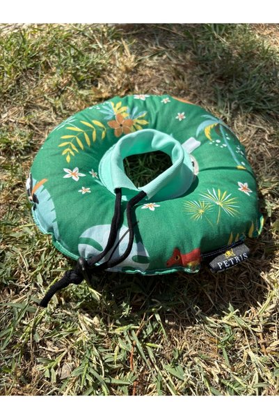 Petris Cat And Dog Neck Collar - Elizabeth Collar Operation Neck Collar - Cat Neck Pillow (SAFARI)