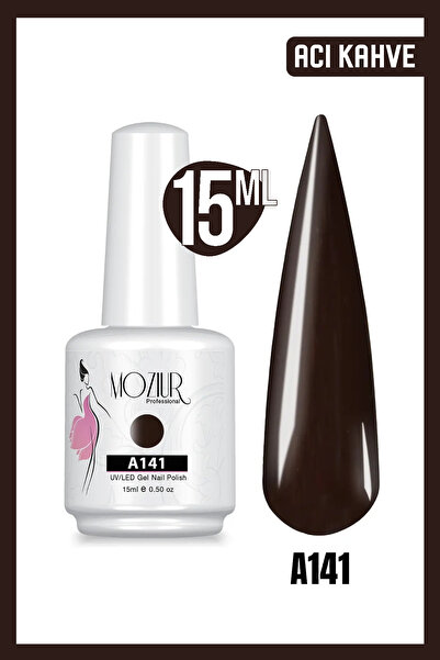 MOZIUR Kalıcı Oje Uv Led A141 (KAHVE SERİSİ) 15ml
