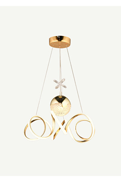 Bella Maison Enzo Led Sarkıt Avize Gold (40x70 cm)