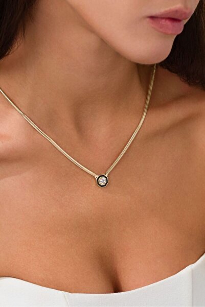 Sembol Gold Çağla Kolye 14 Ayar Altın 45 cm