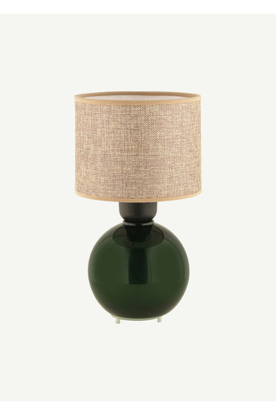 Bella Maison Astra Cam Abajur Yeşil (28x18 cm)