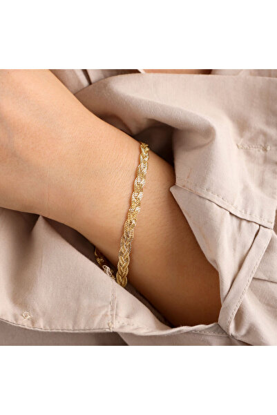 Sembol Gold Altın Bileklik 14 Ayar Viyana Sarma 5mm