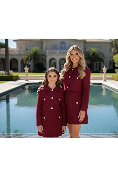 Hilal Akıncı Kids Set cu detalii din piatră pentru mamă și fiică