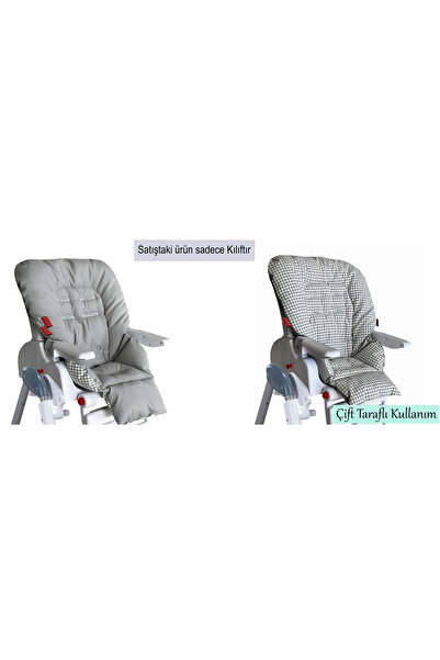 Holmer Mama Sandalyesi Minderi & Kılıfı / Leke Tutmaz / Doğal / Max-T / Ant. Gri