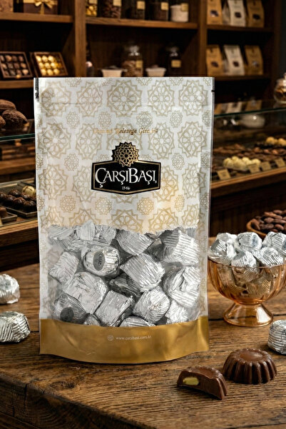 çarşıbaşı Fındıklı Sütlü Çikolata Kristal Gümüş 500 Gram