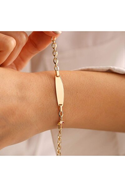 Sembol Gold Altın Çocuk Bileklik Takım Form Sarı Kırmızı