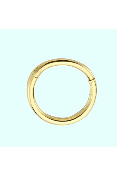 Sembol Gold Altın Halka Piercing Sade 14 Ayar