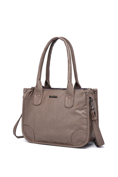 Solo Bag Mink Washed Leather Multi-Compartment Stylish Soft Leather Shoulder ...