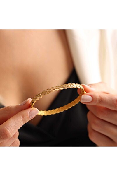 Sembol Gold Altın Sarmaşık Kelepçe Füzyon