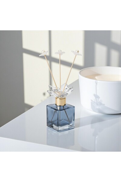 liveisthome Kristal Taşlı ve Altın Detaylı Koku Şişesi