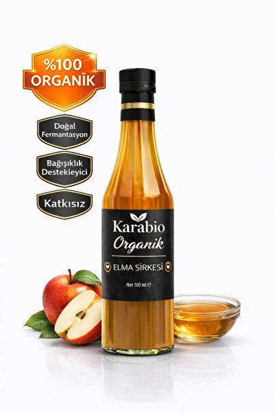 karabio Organik Sertifikalı Elma Sirkesi 500 ml