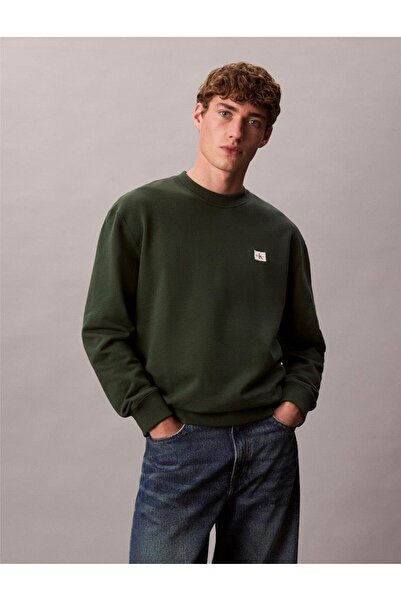 Calvin Klein LS EU 350TERRY BADGE CN SWTSHRT