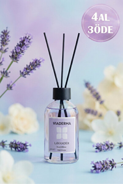 Viaderma Lavanta Aromalı Bambu Çubuklu Oda Kokusu 100 ml - Doğal, Ferah ve Uz...