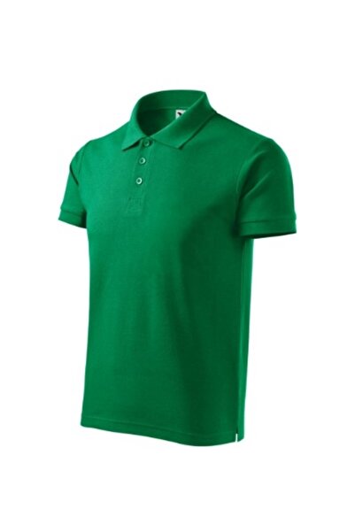 Malfini Men's polo shirt, Cotton Heavy 215, M Medium green