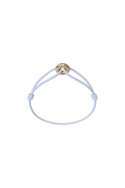 Wecord London سوار صغير ذهبي من سوهو مرصع بالألماس