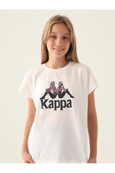 Kappa Μπλουζάκι για κορίτσια 5-15 ετών - Μπεζ