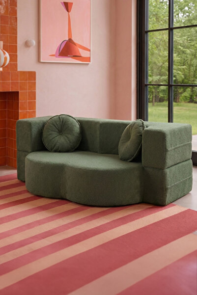 Homedius Muse Katlanır Yatak Olabilen Çok Amaçlı Çift Kişilik Koltuk