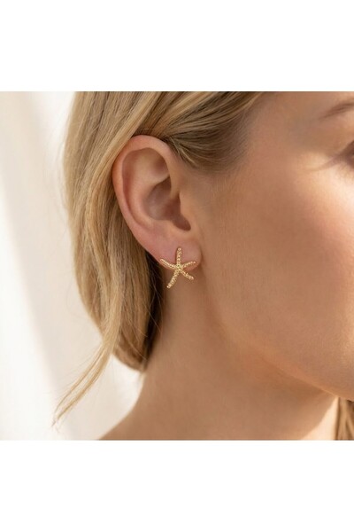 Candy أقراط بنمط نجم البحر