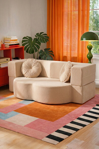 Homedius Muse Katlanır Yatak Olabilen Çok Amaçlı Çift Kişilik Koltuk