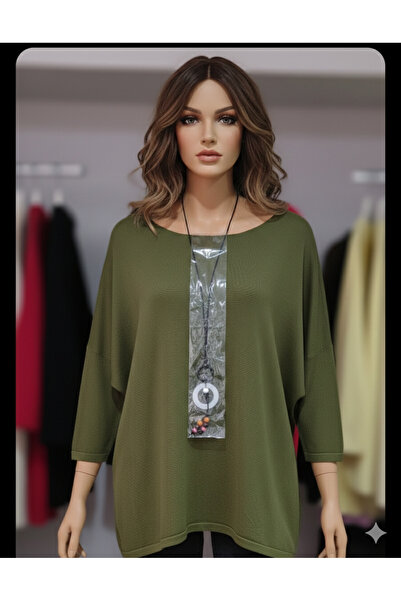 CAFCAF Knitwear Blouse with Necklace Gift 6K141