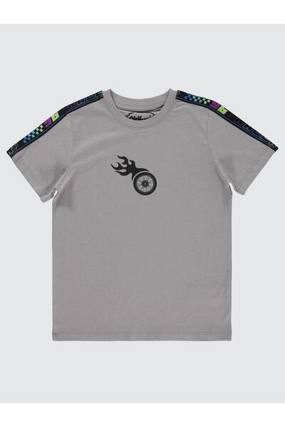 Civil Boys Тениска за момче 10-13 години Сива