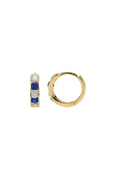 Sembol Gold Altın Halka Küpe