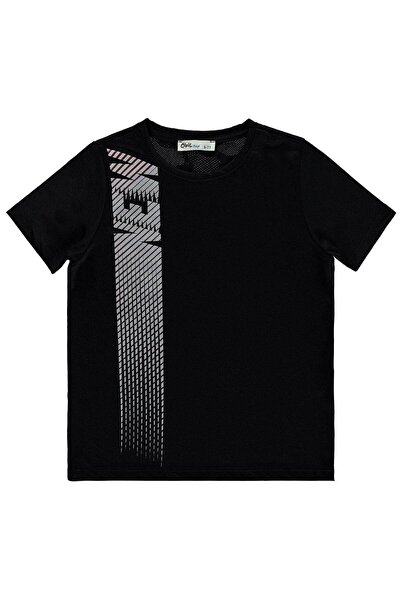 Civil Boys Μπλουζάκι για αγόρι 6-9 Χρόνια Μαύρο