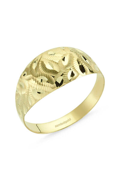 Sembol Gold Altın Yüzük 14 Ayar Fantazi Modeli