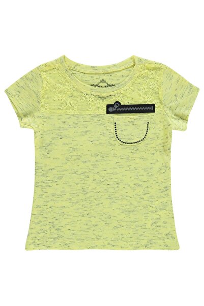 Cvl تي شيرت بناتي أصفر 19a197298y81-2