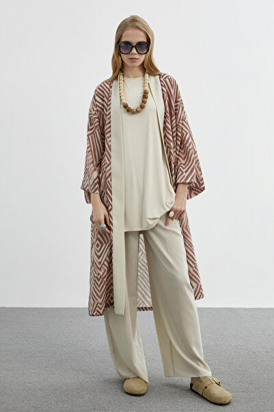 Zühre Set de cafea cu combinație triplă în dungi 1283