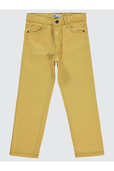 Civil Girls Civil Boys Yelkenli Nakışlı 6-9 Yaş Pantolon - Hardal
