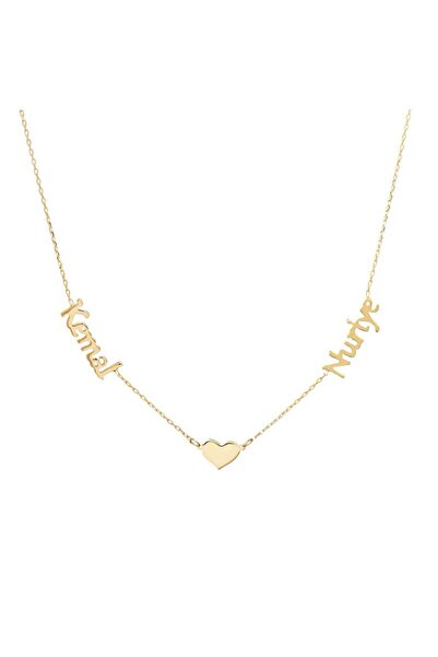 Sembol Gold Altın Aile İsimli Kolye