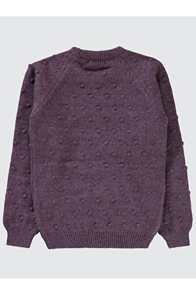 Civil Girls Kız Çocuk Kazak 6-9 Yaş Mor