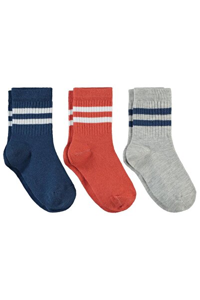 Civil Boys Set de 3 șosete Indigo pentru băieți de 2-12 ani