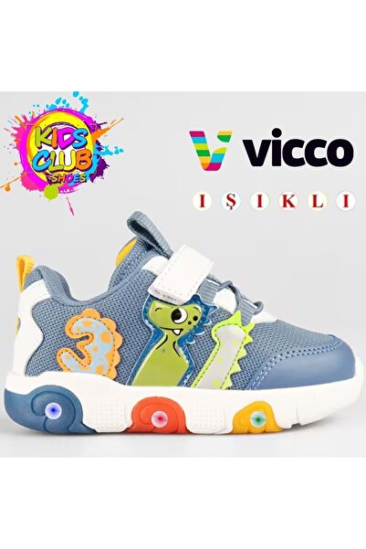 Vicco Number Lighted Orthopedic Children's Sports Shoes Kot