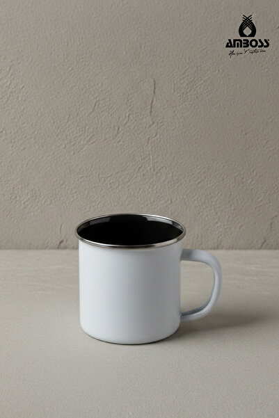 Amboss Crispella Enamel Mug – White