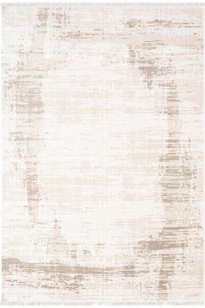 Karmen Halı Etro ET006B Krem Modern Desenli Parlak Ağır Yüksek Sıklıkta Salon...