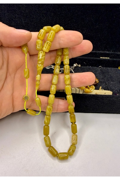 İskenderun Tesbihcilik سبحة كهرمان مصقولة بتصميم عثماني من هيكمت السعيد، صناع...