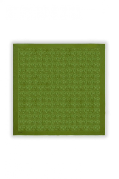 Zühre Коза Z Монограма Хакі Шарф 0082