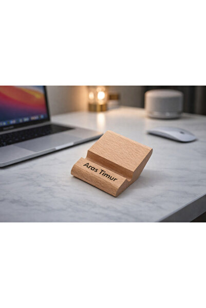 Outdoor One Kişiye Özel Ahşap Telefon Tutucu TT-30-K