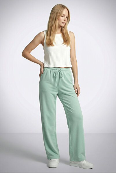 Berka Pantaloni largi pentru femei, ultra moi, elastici, cu textură mătăsoasă...