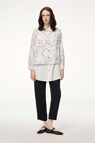 Zühre Екру туника с геометричен мотив Аксесоари 1574