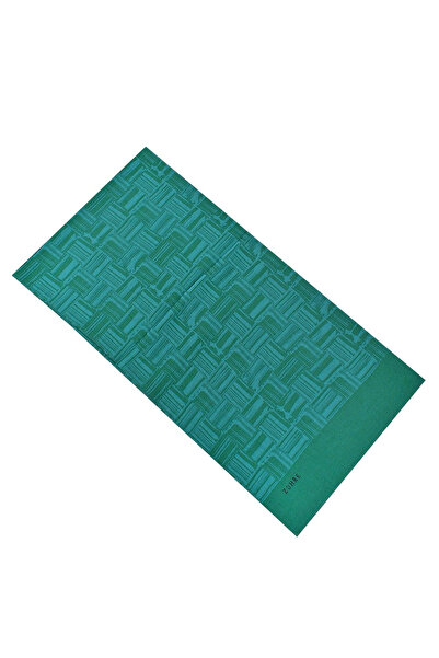 Zühre Patterned Powder/Pink Emerald Shawl 0006