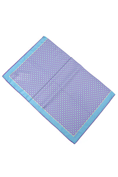 Zühre Desenli Polyester Twill V1 Eşarp 0077